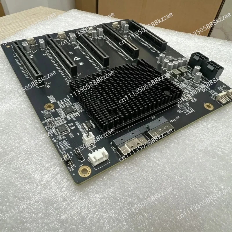 Фото Многокартовая плата расширения PLX88096, PCIe4.0, на 5 карт, с регулируемым разделением №2