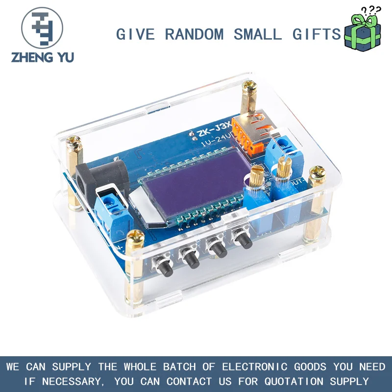 

ZK-J3X 3A HIGH PRECISION DC ADJUSTABLE STEP-DOWN CONSTANT VOLTAGE CONSTANT CURRENT LIQUID CRYSTAL DISPLAY CAPACITY DISPLAY MODUL