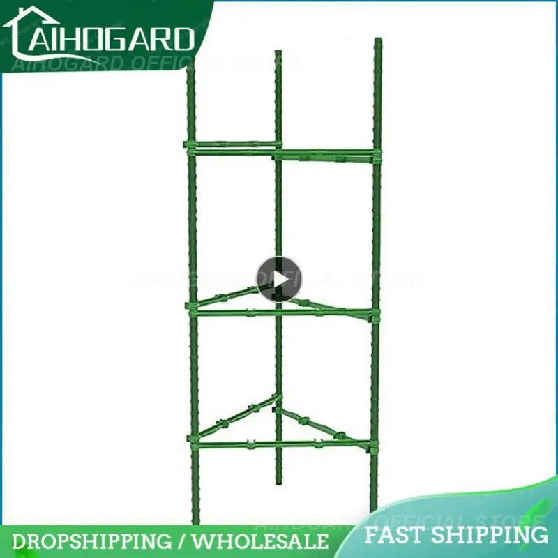 

Garden Plant Support Cage Plie Flower Stand Holder Plastic Semi-Circle Greenhouses Orchard Rod Household Gardening Bonsai Tools