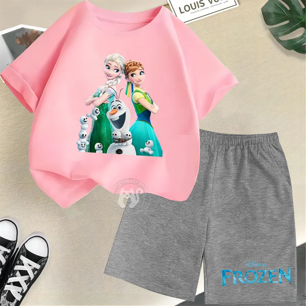 Летняя одежда Disney для детей: футбольная рубашка принцессы Барби из 100% хлопка с