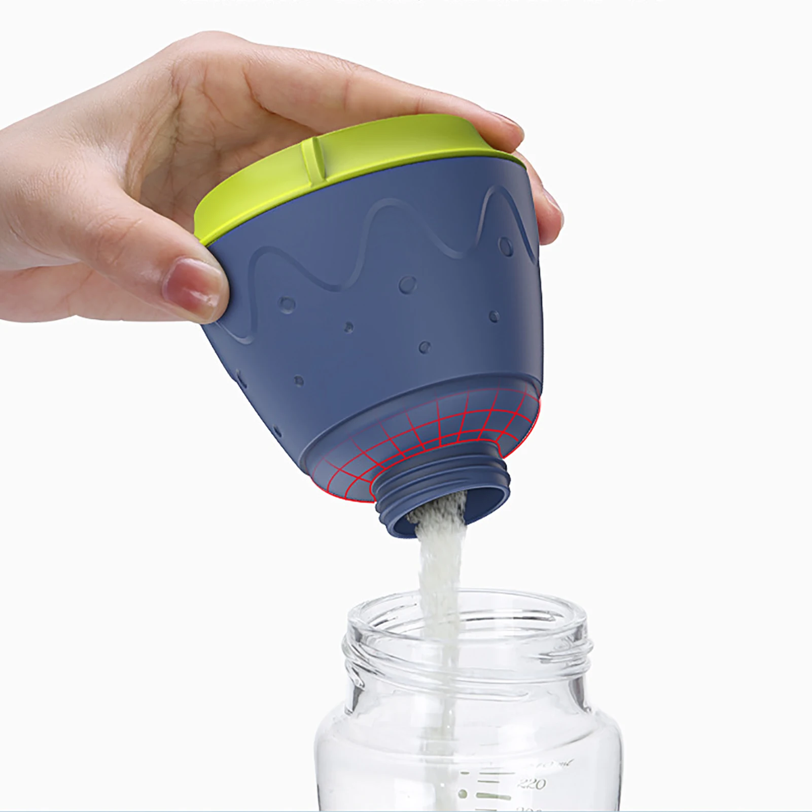 Контейнер для детских формул портативный контейнер молока и порошка хранения