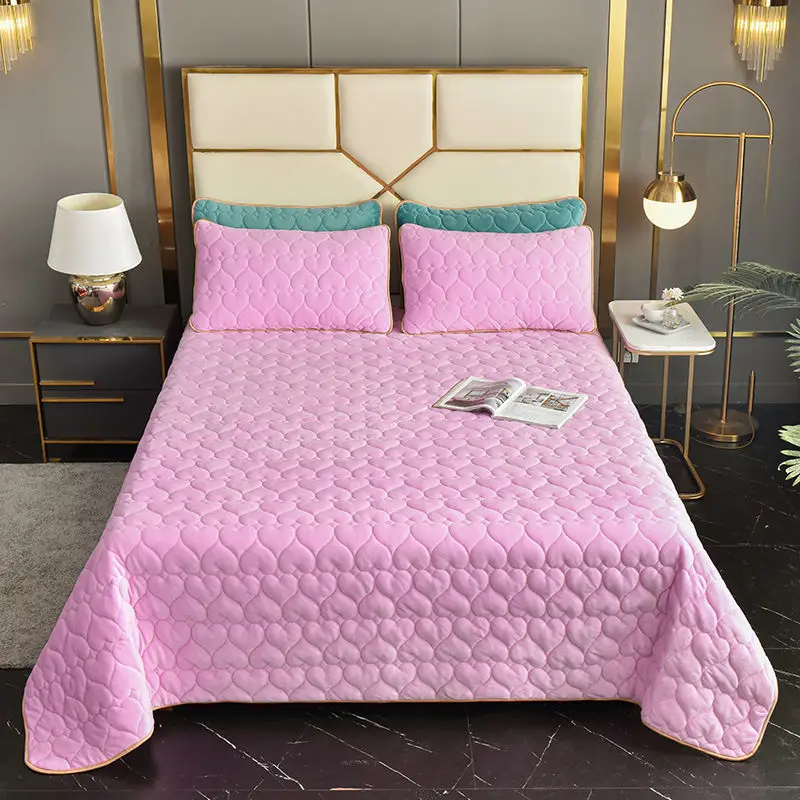

2022 Fluwelen bedspread Kang single crystal Fluwelen tatami coverGewatteerdeBeddengoedGewatteerdeLakensDekenHuishoudelijkeLakens