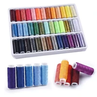new 39 colors 100 polyester yarn sewing thread roll machine hand embroidery 150 meter each spool durable for home sewing kit