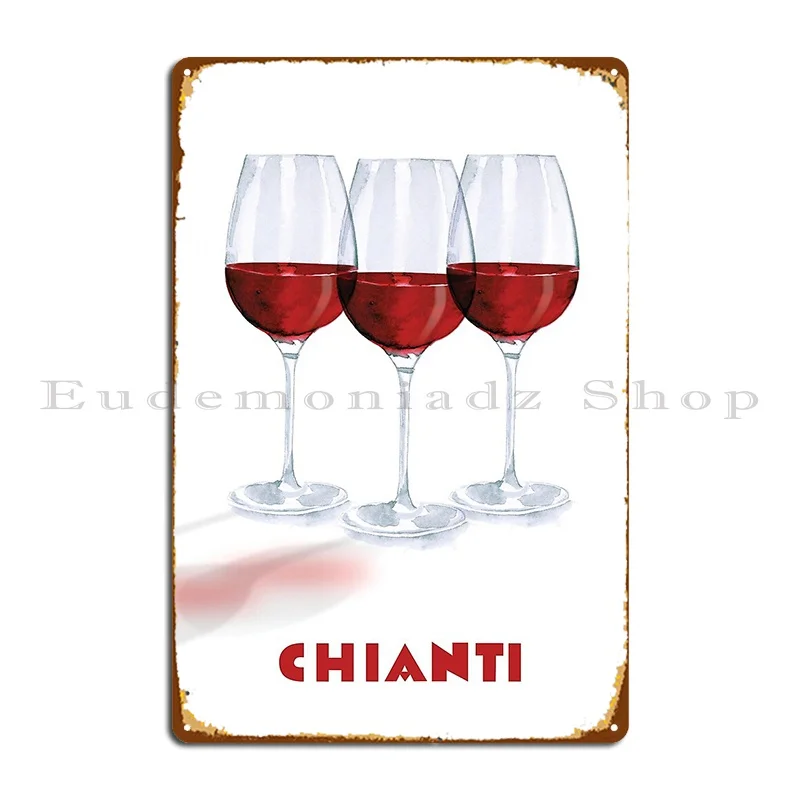 Chianti винный металлический плакат дизайн гаража кухня персонализированный Бар
