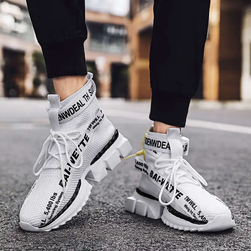 

Number 9.5 Sneakers Sport Man Brand Couples Men's Running Shoes Boy Sports Shoes Man Net Men's Breathable Sneakers Socks Tennis