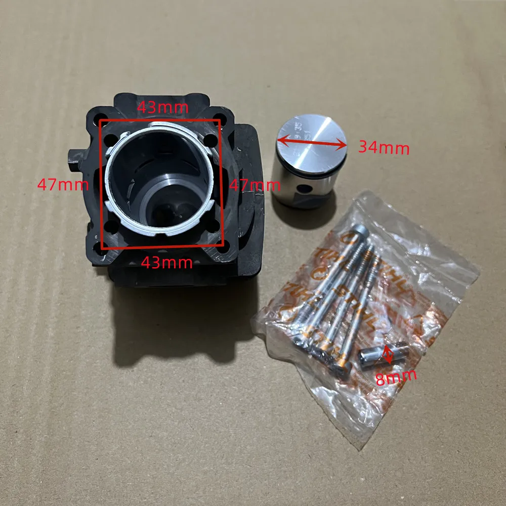 Комплект поршневых колец цилиндра 34 мм для STIHL BG56 SH56 BG86 SH86 BG 86 коробка 5119 D