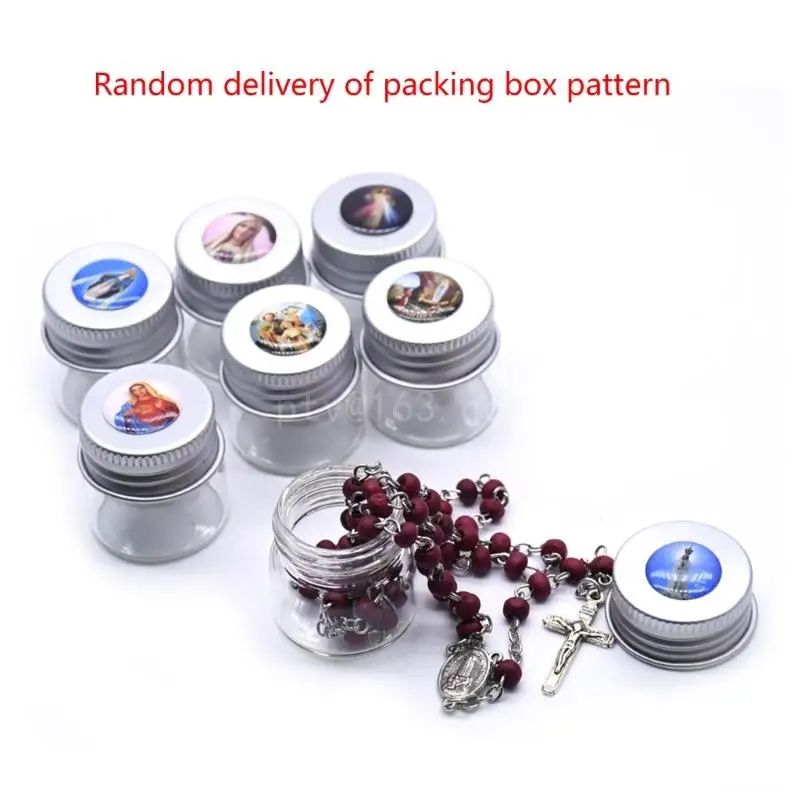 Роза Ароматические Бусины Крест Четки Ожерелье Свадебный Фестиваль Украшения