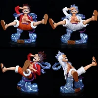 one piece 17cm gear 5 luffy anime action figure wano country sun god nikka gk pvc model stible model doll toys for children gift
