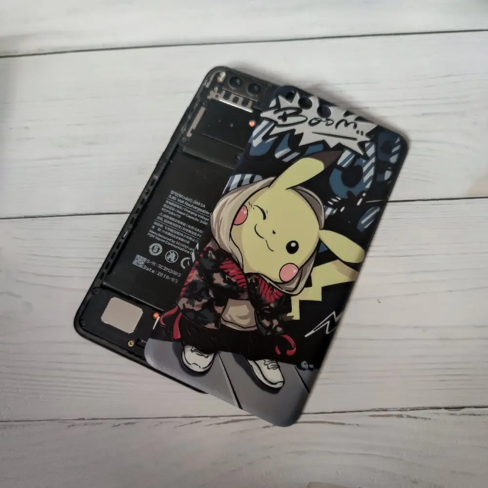 Задняя панель Xiaomi Mi Note3 пластиковая задняя крышка корпуса запасные части для Note 3