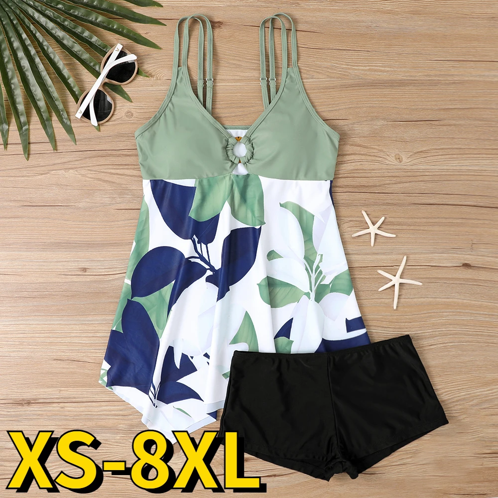 

Summer Female Sexy Fashion Swimsuit Beachwear Women New Design Printing Swimwear Bathing Suit Two Pieces Set Tankini Monokini