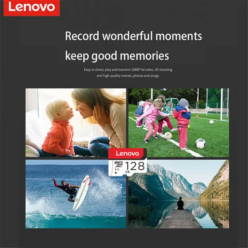 Новинка 2022 высокоскоростная карта Micro SD Lenovo на ТБ флеш-карта SD/TF памяти 64 128 ГБ MicroSD