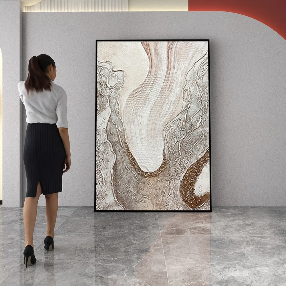 

02-no Framed Oil Painting Without Frame Handmade On Canvas Hanging For Living Dinner Room Washroom Bedroom Wall Art