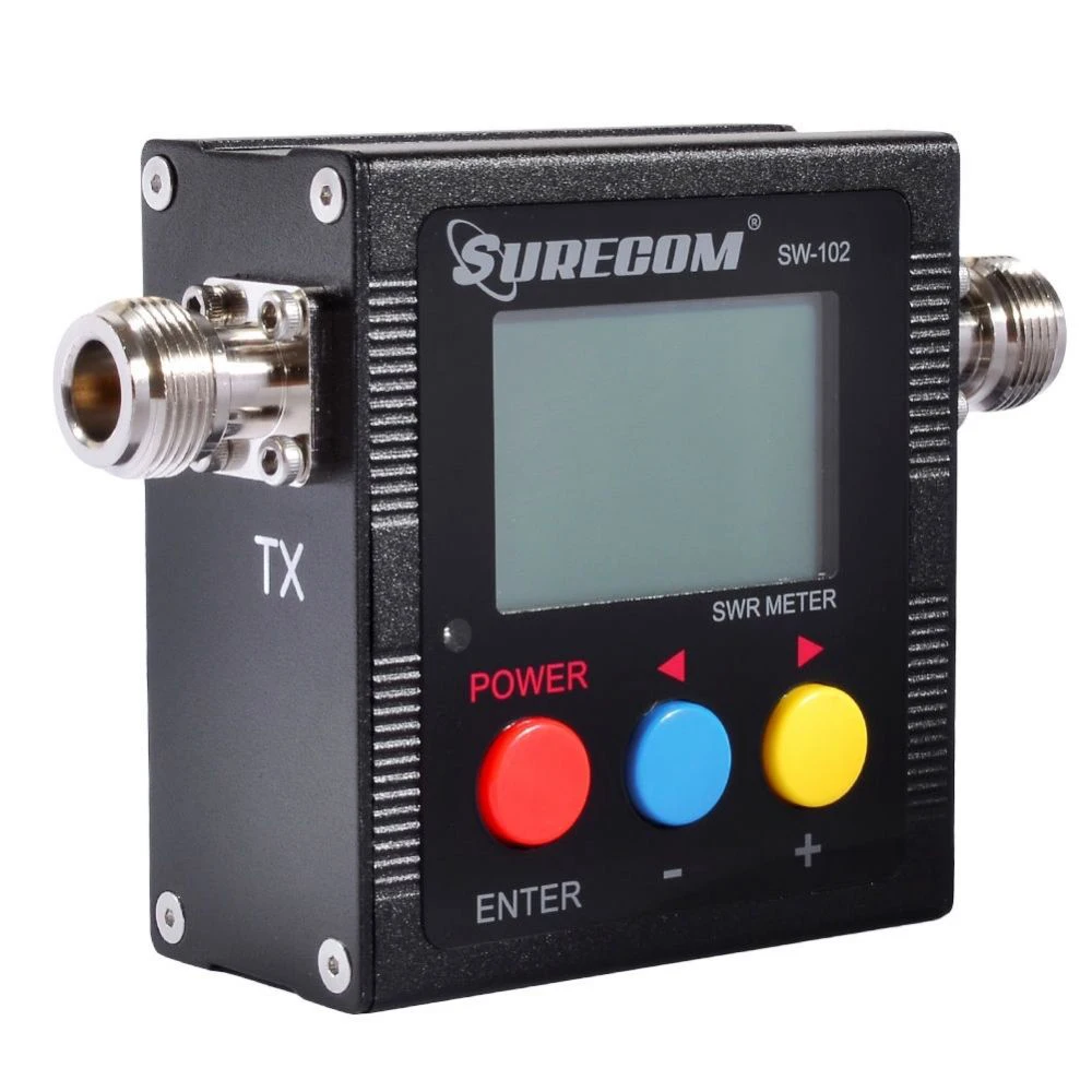 

Surecom SW-102 125-525Mhz Digital VHF/UHF Antenna Power SWR Meter 2-Way Radio