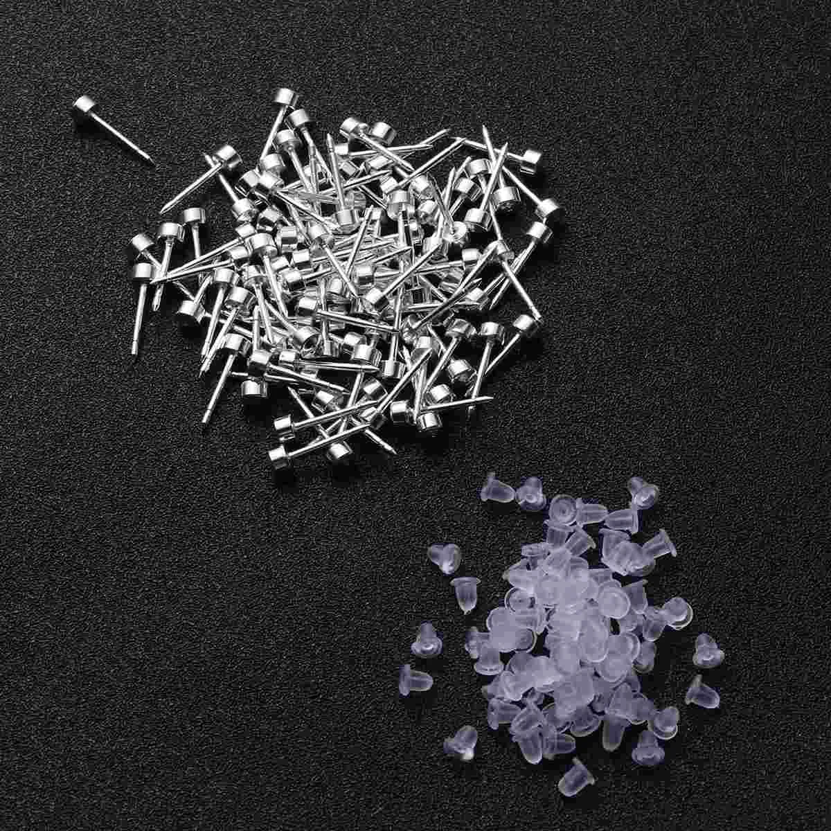 

Portable Stainless Steel Ear Pierce Tools Set with 80pcs Silver Studs