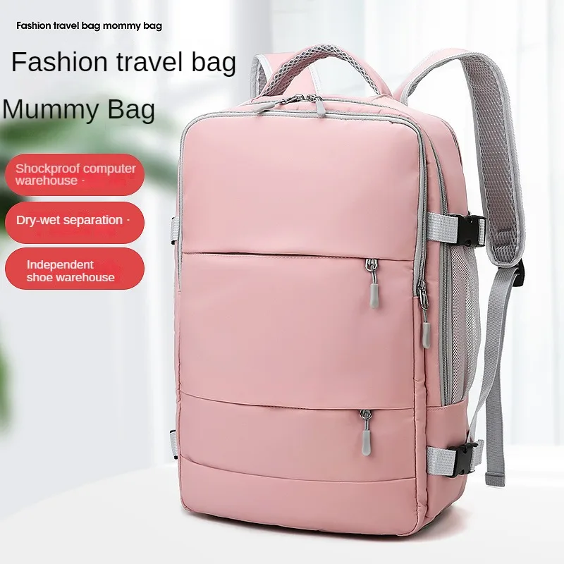 For Women Trekking Mountaineering Bag Usb Charging Port Backpack Dry And Wet Separation
