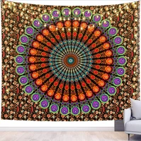 mandala tapestry wall hanging room aesthetic decoration elephant wandteppich tapiz pared home art decor bedroom tapisserie mural