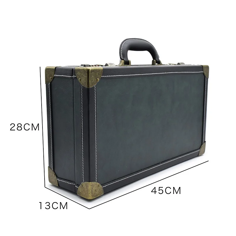 Барберский инструмент Пароль Металлический ящик Салон аксессуары для парикмахерских Переноска гребня Сумка-держатель Путешественник Мода Замок органайзер.