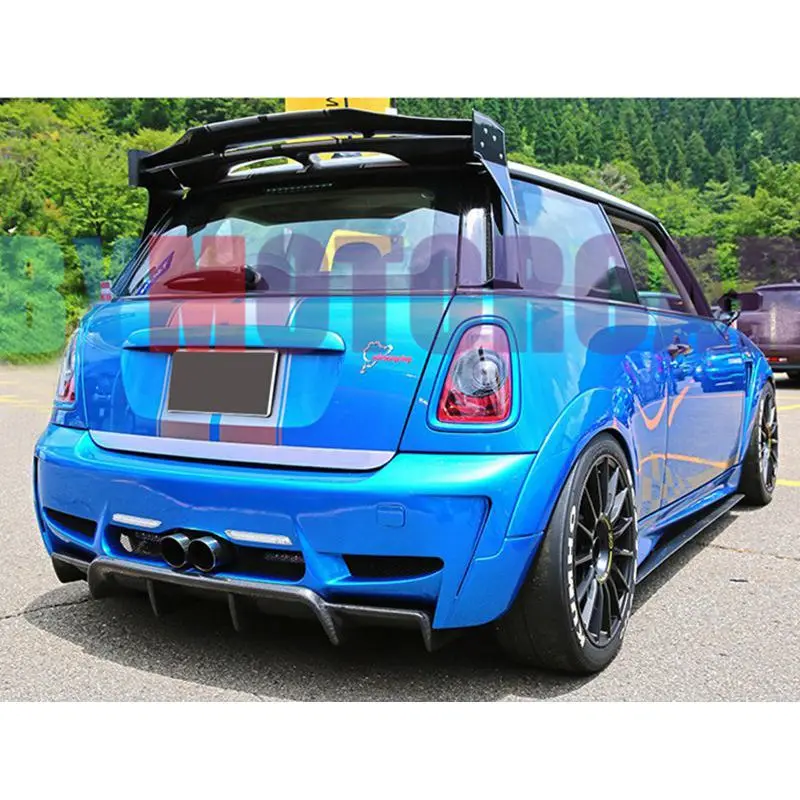 Для Mini Cooper S R56 R57 Duell AG стиль углеродное волокно задний спойлер крыло/ MINI 2008-2013