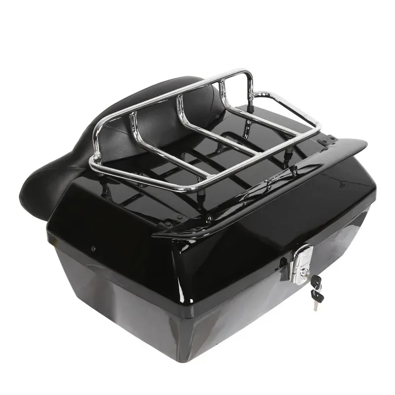 Черный мотоциклетный туристический рюкзак задний багаж универсальный багажник