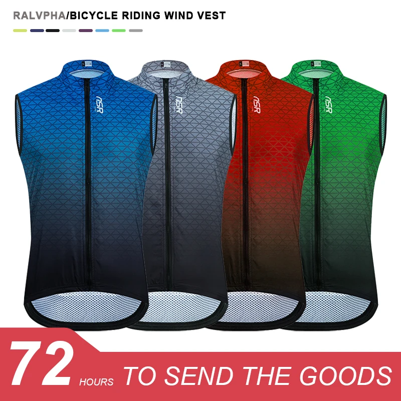 

Korea NSR Men Sleeveless Cycling Clothing Keep Dry and Warm Mesh Ciclismo Bike Bicycle Undershirt Jersey Gilet Set Cycling Vest