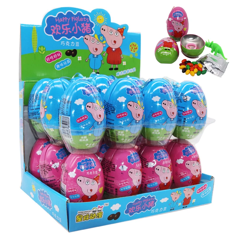 

Игрушка Свинка Пеппа, яйца, шоколадные бобы, оригинальное детское яйцо динозавра, любопытные яйца, случайный динозавр
