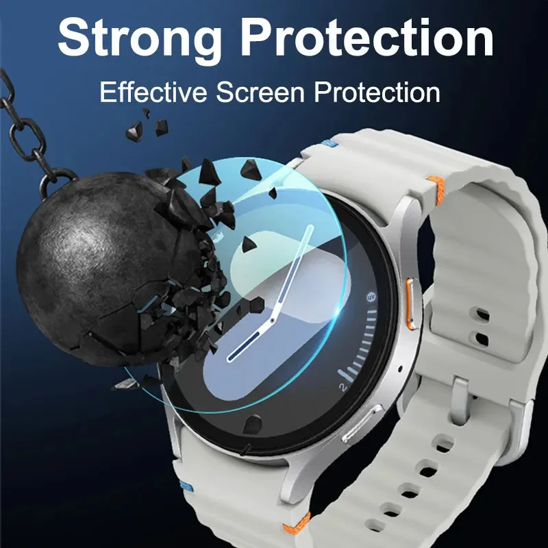 Фото Закаленное стекло для Samsung Galaxy Watch 7/6/5/4 44 мм/40 мм Classic 43 мм/47 мм Защитная пленка для экрана Аксессуары №5