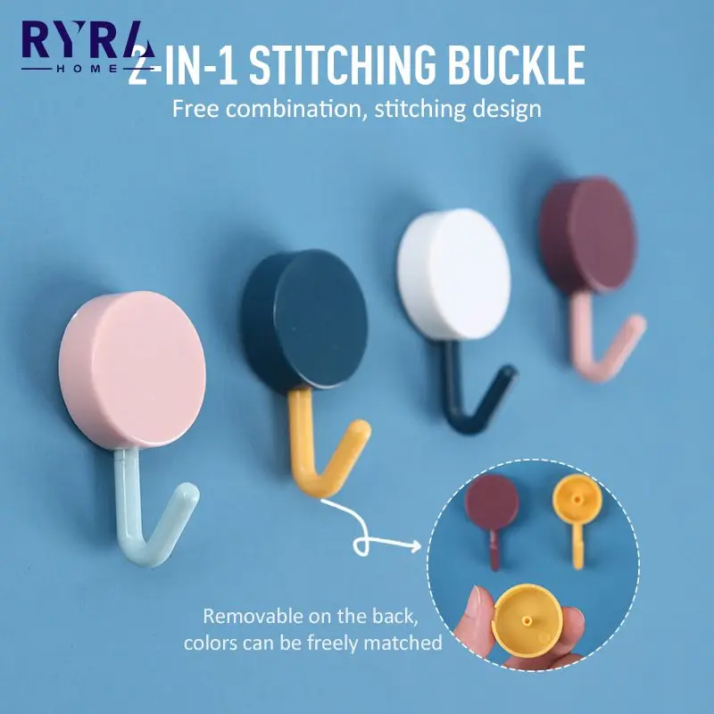 

10 шт. прочный кухонный самоклеящийся крючок, домашняя настенная вешалка для двери, совы, крючки для ванной, милый прочный крючок, бесшовный Д...