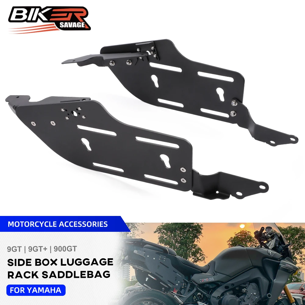 Фото 2024 9GT + боковой Чехол для сумки, кронштейн для Yamaha Tracer 9GT 9GT + 900GT 23, боковая коробка, мягкая сумка, держатель багажа №1