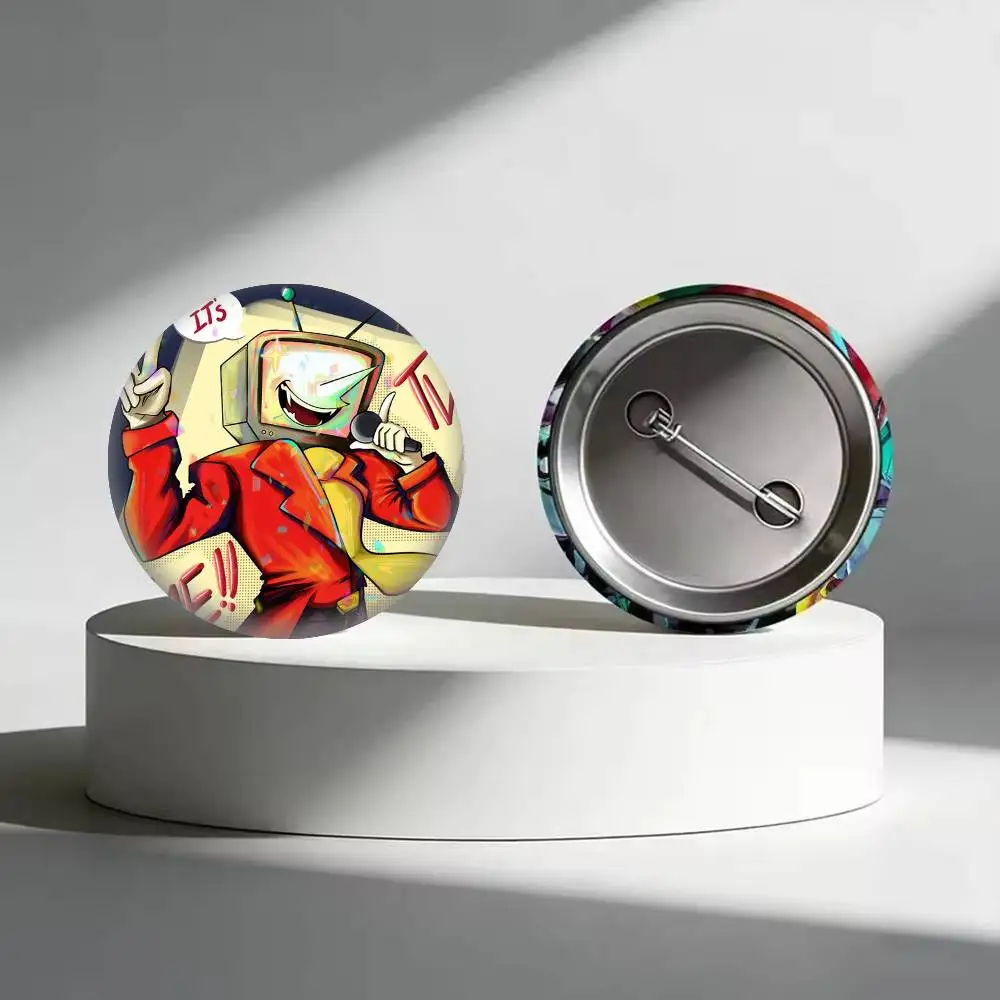 Забавные значки-броши Swatch Tenna 25 мм, 32 мм, 44 мм, 58 мм, 75 мм для аксессуаров и подарков (art.: 3920db75e401d) - 3920db75e401d