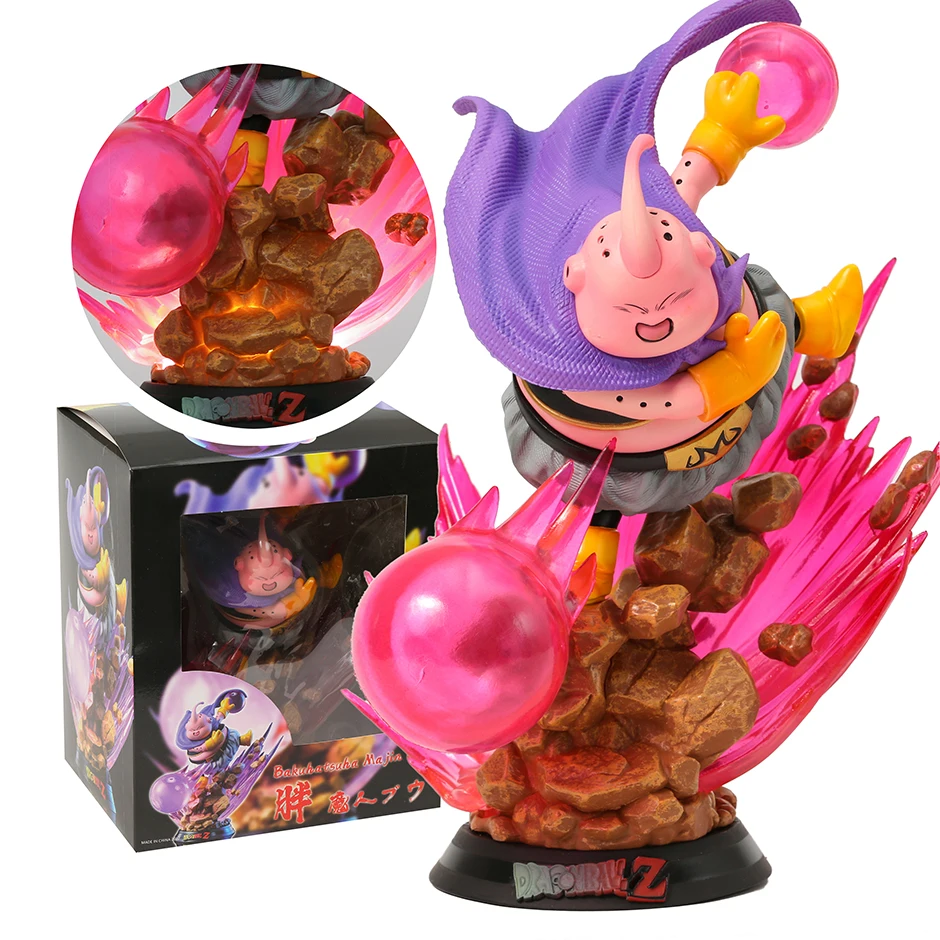 

Dragon Ball Z Battle Majin Buu / Frieza / Son Goku Light Up PVC Figure Collectible Brinquedos For Gift