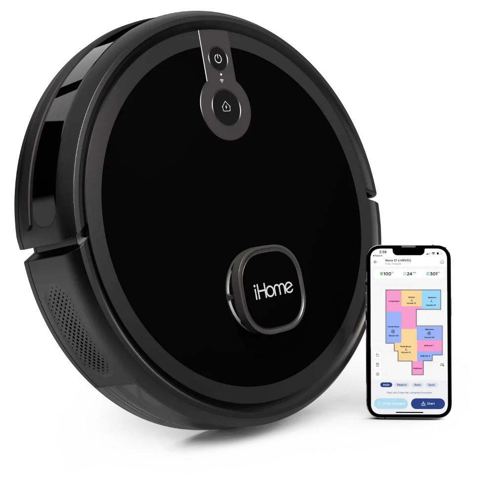 

Vacuum Cleaner S1 Robot Vacuum with LIDAR Navigation, Customized Cleaning, 150 Min Runtime, 2700pa Suction, Recharge and Resume