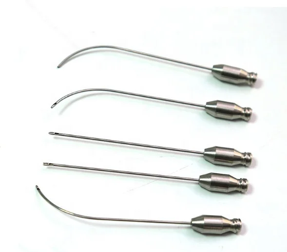 

5pcs Special Facial Fat Inject Cannulas Set Liposuction Cannula Needles For Fat Transfer