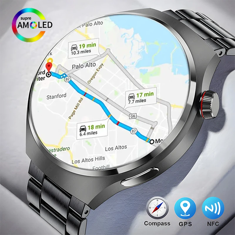 

Новинка 2023, Смарт-часы Huawei, мужские модели, GPS-трекер, HD-экран 360*360, измерение уровня сахара в крови и кислорода, Смарт-часы с Bluetooth, часы для звонков