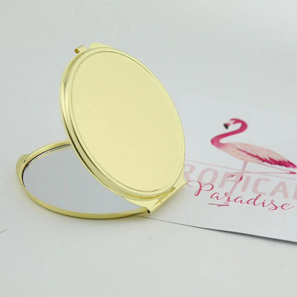 Косметическое увеличительное карманное компактное двухстороннее складное