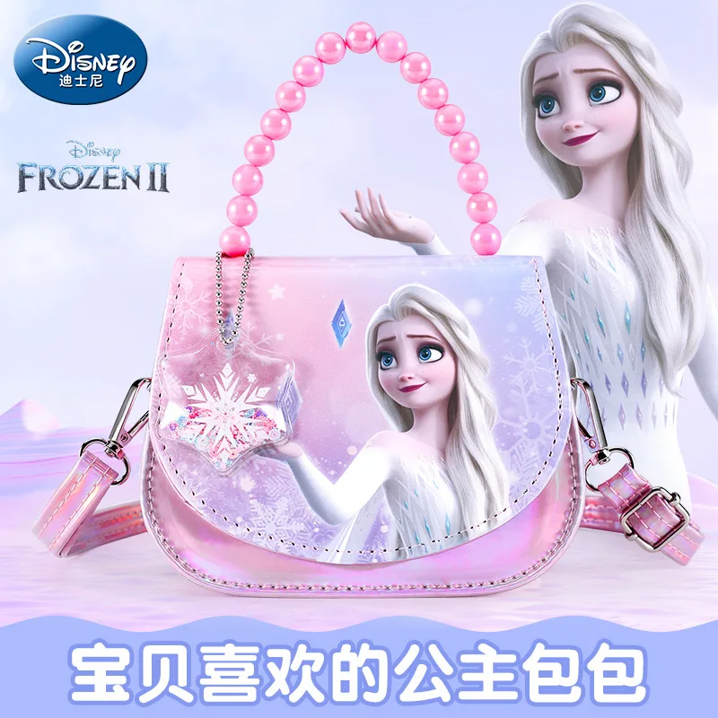 2023 New High Quality Luxury Disney Frozen Girls' Handbag, Princess Elsa Disney Crossbody Bag