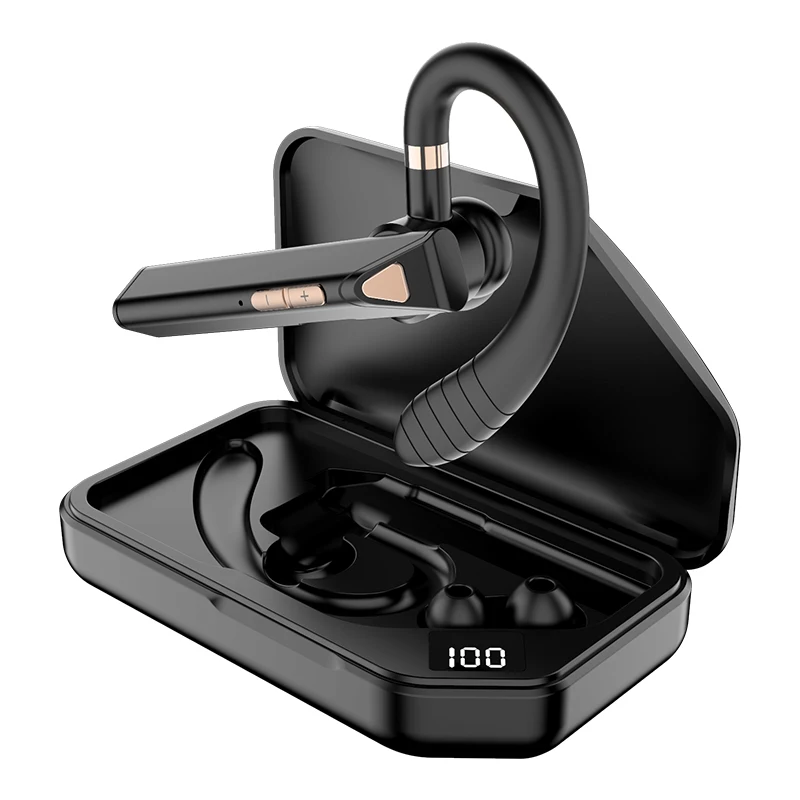 Bluetooth-гарнитура с шумоподавлением CVC8.0 двойным HD микрофоном |