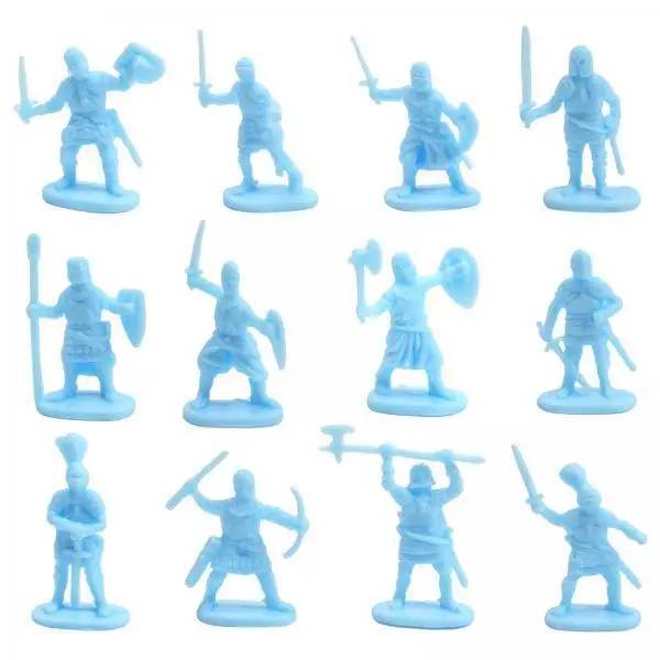 

2x 200x Ancient Soldier Figures Toy Archaic Soldiers And Battle Scene man Gift Role-Playing