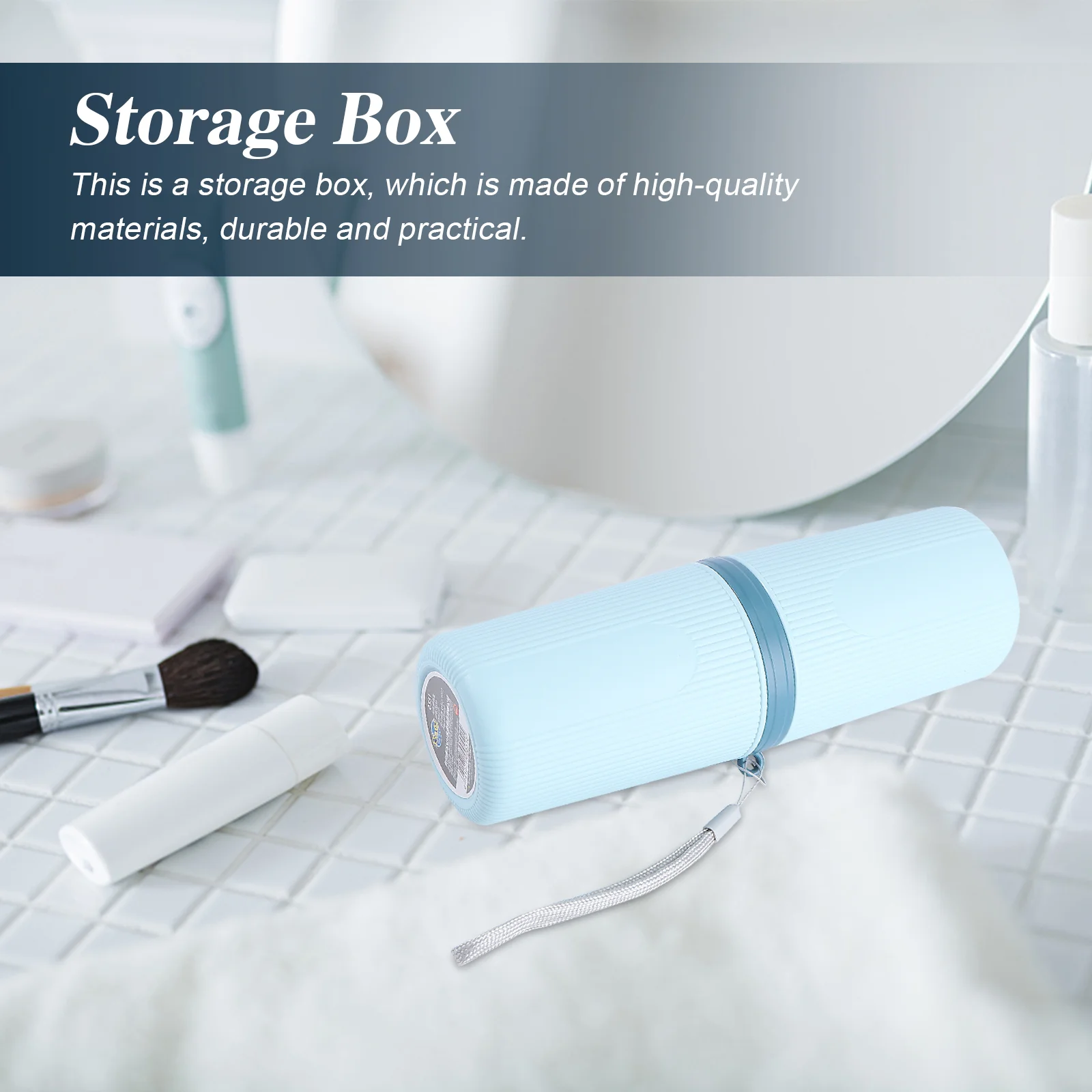 

Travel Toothpaste Container Holder Case Plastic Portable Cover Outdoor Cup Proof Box Boxes Hotel Carrier Storage Wash Cups