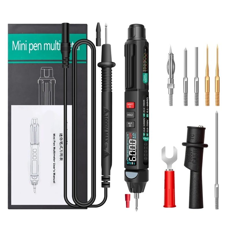 

A3008 Digital Professional Multimeter 6000 Counts Capacitor Tester ，Brand New and High Quality Drop Shipping
