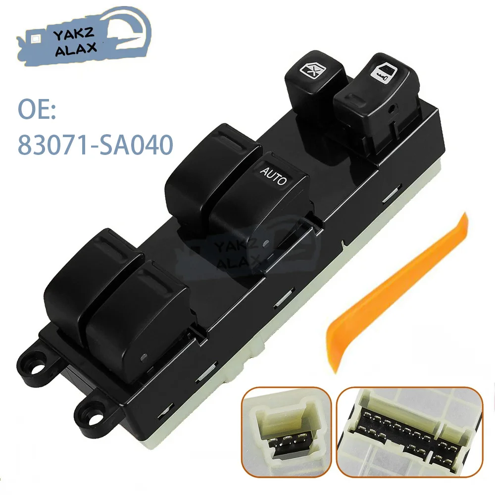 Фото Переключатель управления стеклоподъемником для Subaru Forester Impreza 2002-2008 83071-SA040 83071SA040 Автоаксессуары №1