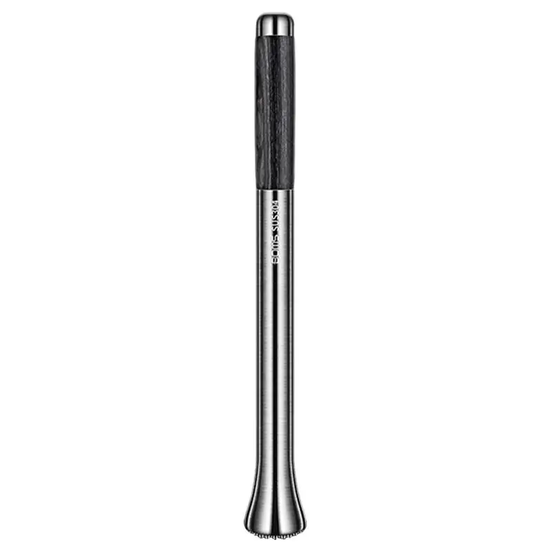 

Muddler For Cocktails Stainless Steel Cocktail Muddler Long Drink Stirrer Ergonomic Metal Muddler Old Fashioned Cocktail Ice