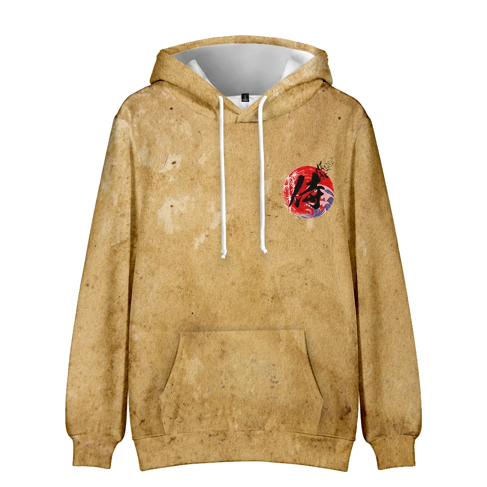 

Новое поступление, толстовки в японском ретро-стиле с объемным рисунком, Мужская толстовка, женские пуловеры в стиле унисекс, Модная Детска...