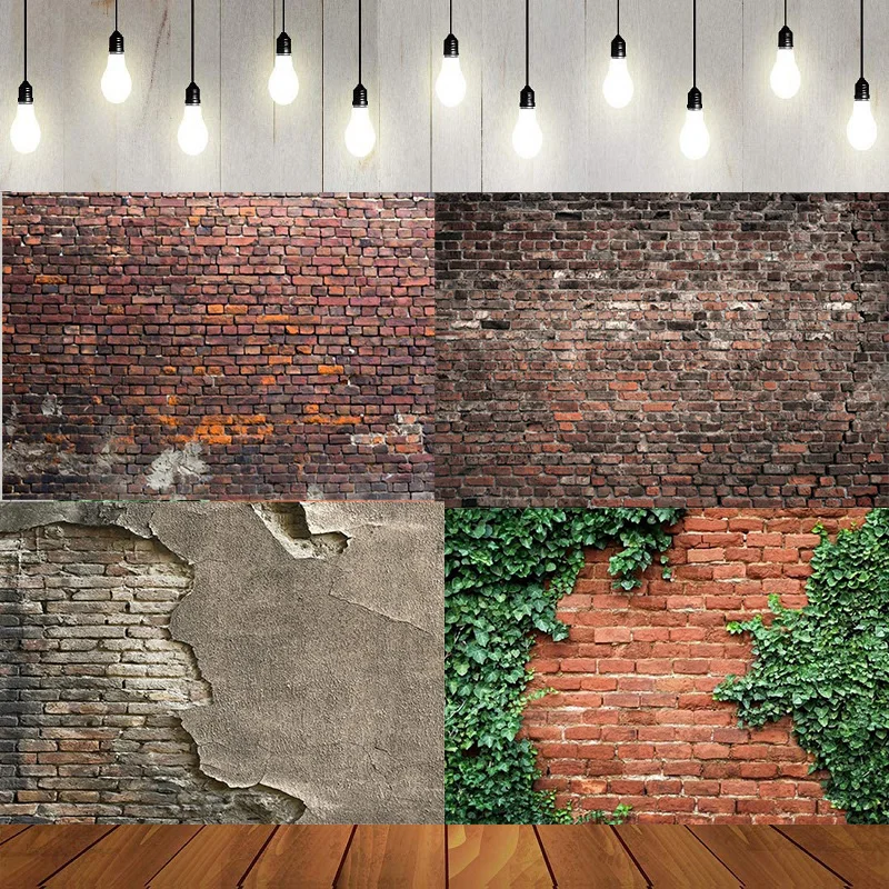 

Фон для фотосъемки с изображением красной кирпичной стены