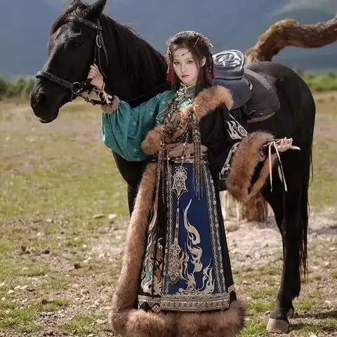 Cos Ardavan Тибетский халат из хлопка