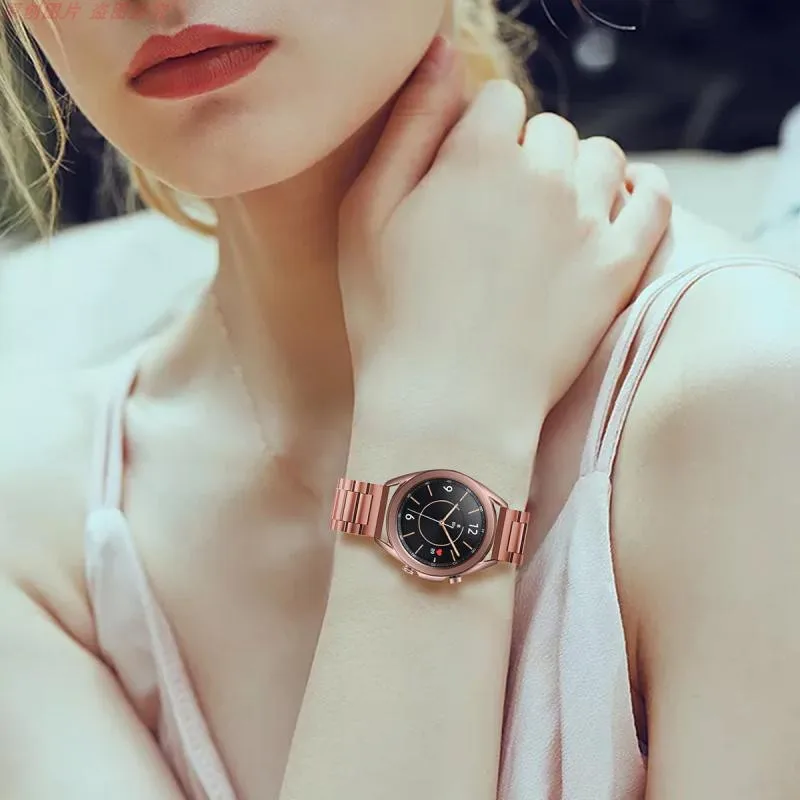 original Stainless Steel Strap for Samsung Galaxy Watch 3 41mm Classic Metal Strap Bracelet for Galaxy Watch3 Wrist Watchbands