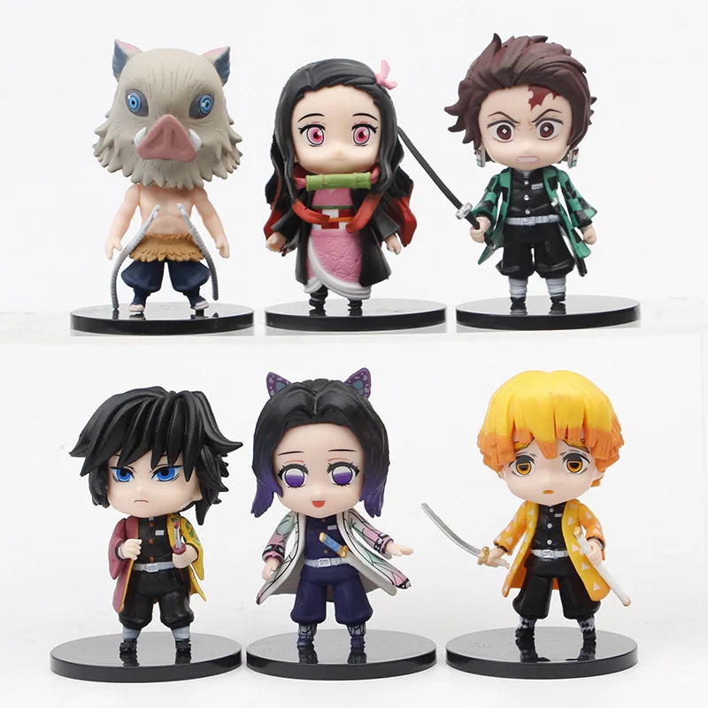 

Toy Figures Man Demon Slayer Toys Figure Women High Quality PVC Desktop Furnishing Articles Nezuko Tanjirou Kochou Shinobu Cute