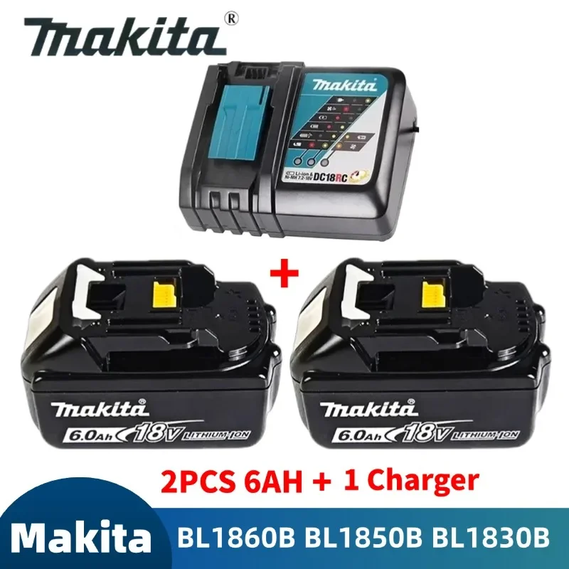 Аккумулятор Makita 18 в 6 0 Ач для makita BL1860 BL1850B BL1850 BL1840 BL1830 сменный аккумулятор и