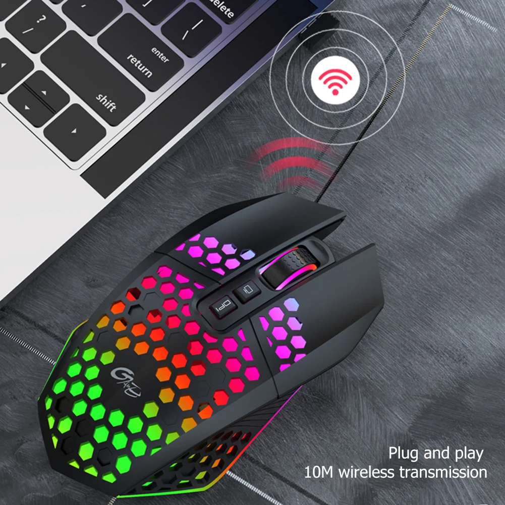 

Беспроводная компьютерная мышь Honeycomb X801, 8 клавиш, 1600DPI