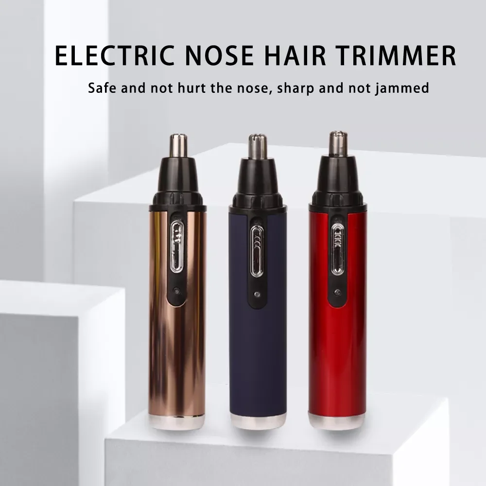 

Nose Hair Trimmer Clipper Electric Shaving Safety Face Care Nose Beard Cleaning Machine for Men Women Hair Removal Painless