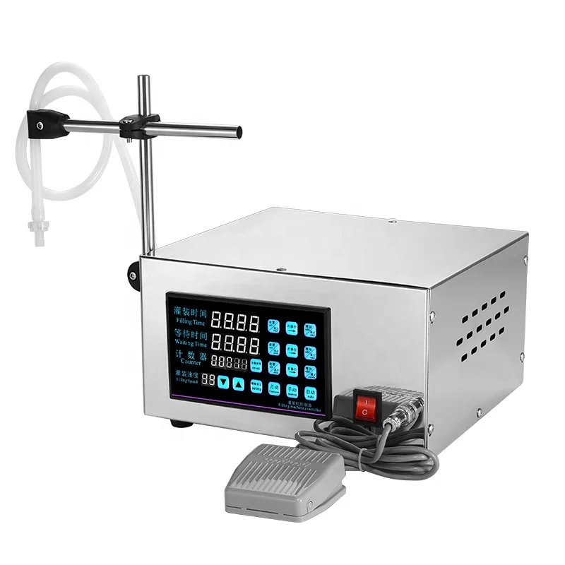 

220V OR 110V Digital Control Liquid Filling Machine Small Portable Electric Liquid Water Filling Machine